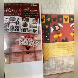 Disney Creative Memories Mickey & Friends Combination sticker journal Pack
